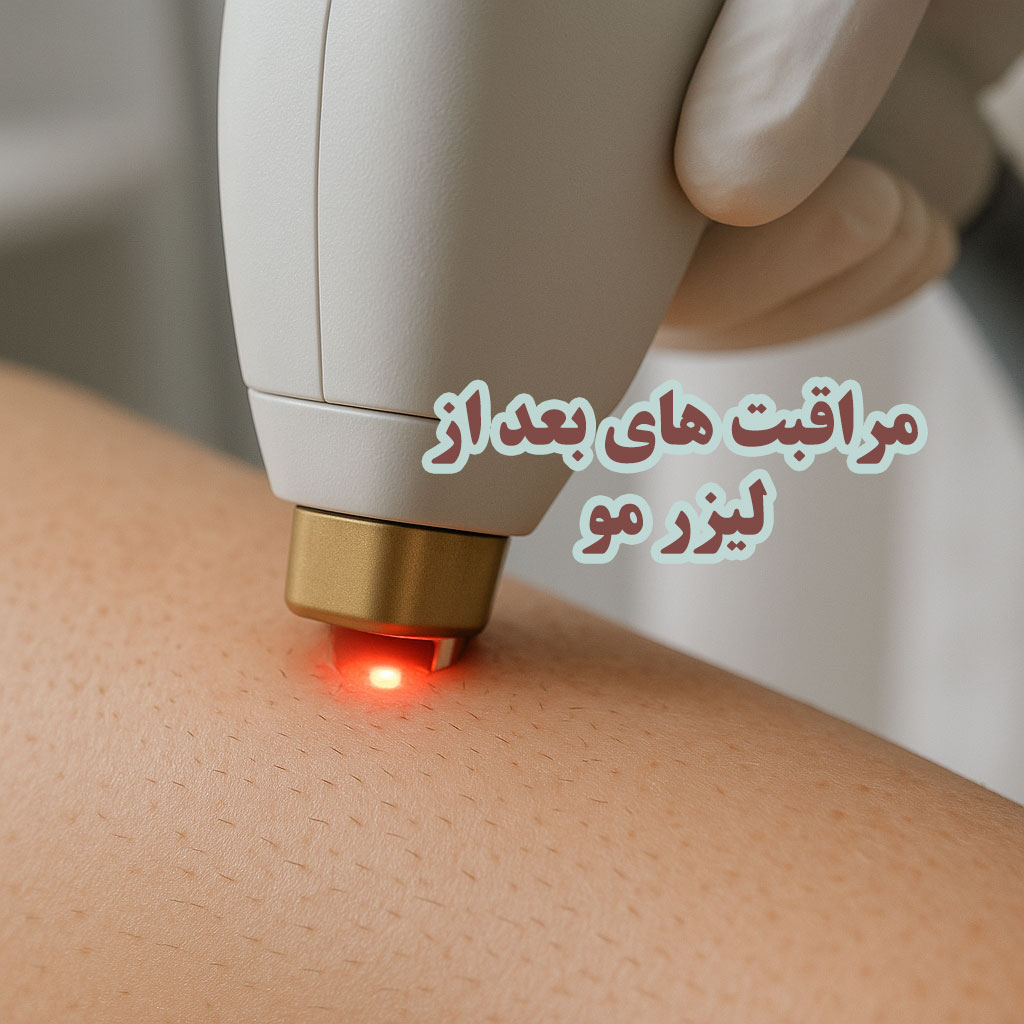 مراقبت پوستی بعد از لیزرمو