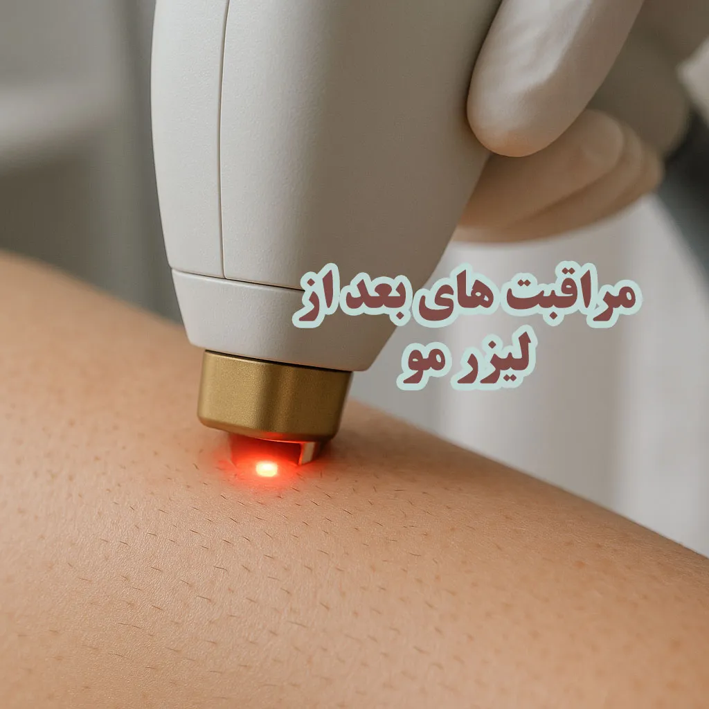 مراقبت پوستی بعد از لیزرمو